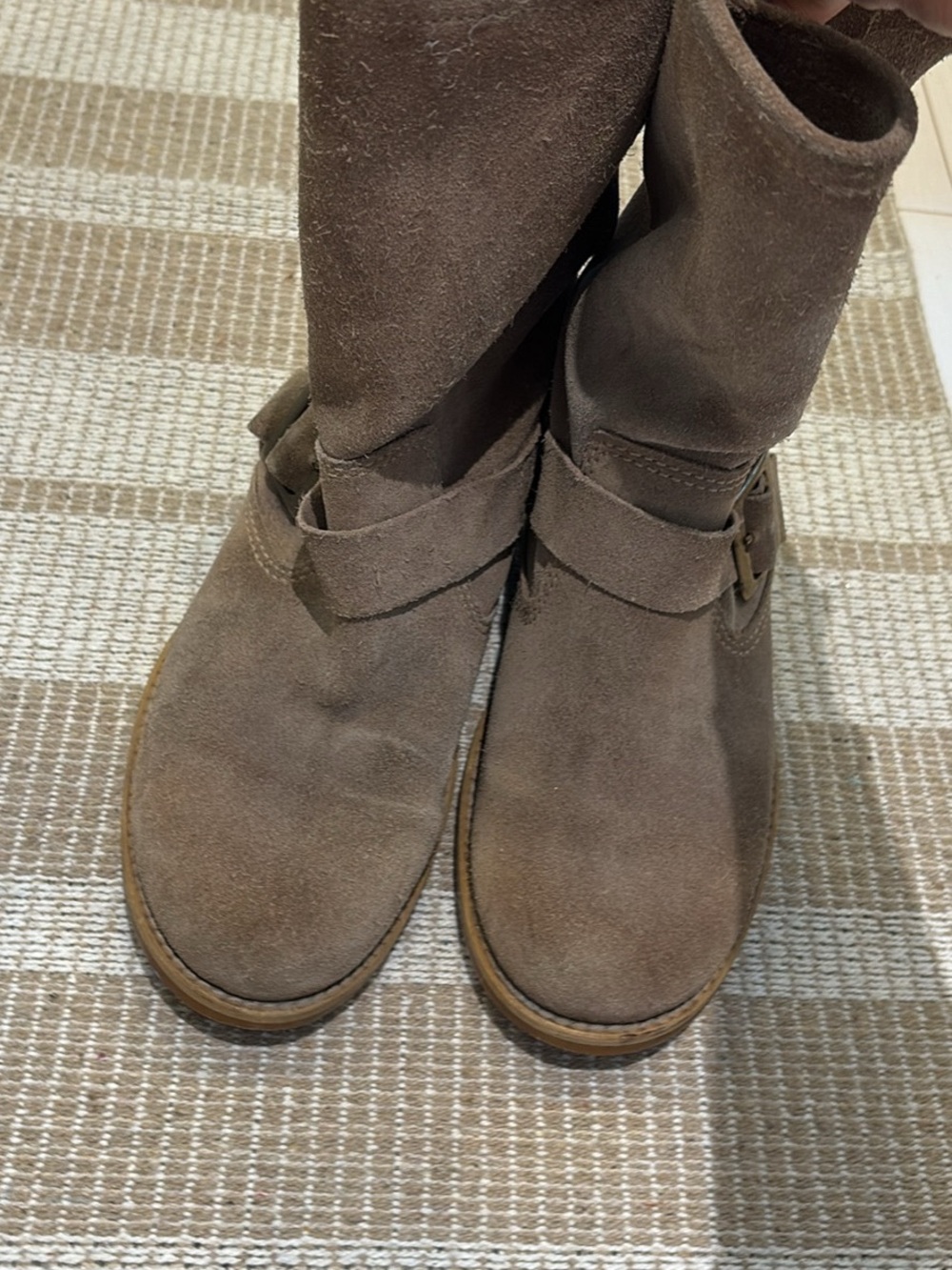 Women’s Brown Suede Mid-Calf Desert Boots